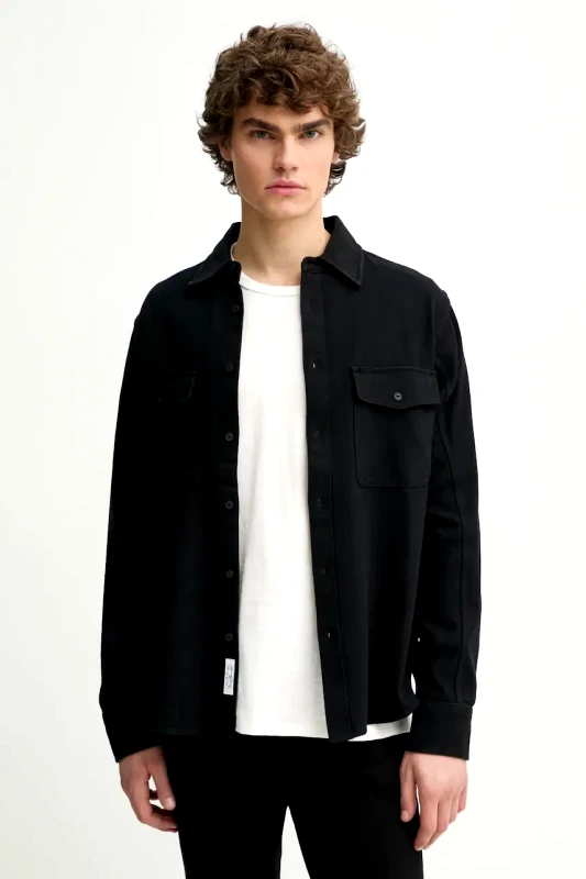 rag & bone Πουκάμισο Rag & Bone χρώμα: μπλε, MED24F0004ZDBL