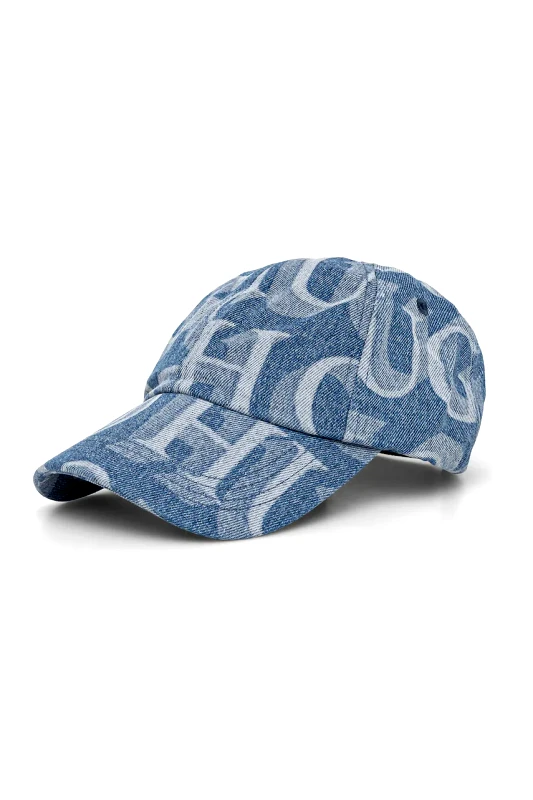 HUGO Blue Τζιν καπέλο μπέιζμπολ Hugo Blue χρώμα: μπλε, 50535402