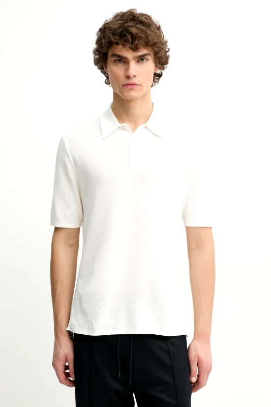rag & bone Πόλο Rag & Bone χρώμα: άσπρο, MBS22HS019UC19