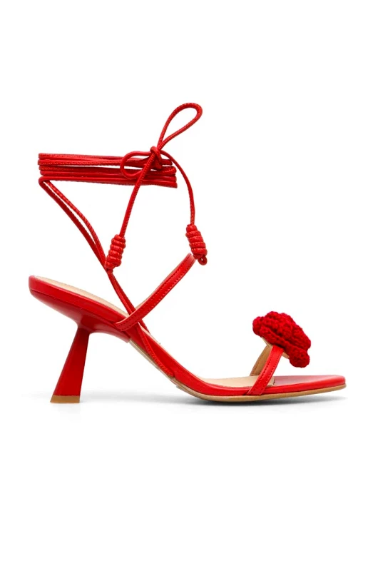 Alohas Δερμάτινα σανδάλια Alohas Kendra χρώμα: κόκκινο, S100280.01