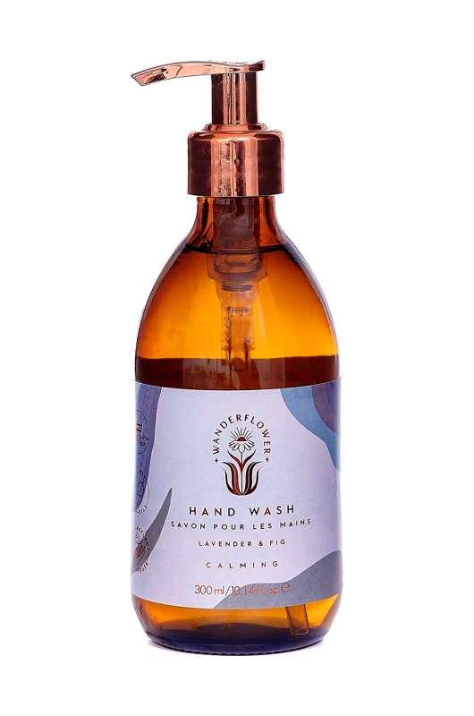 Wanderflower Τζελ πλυσίματος χεριών Wanderflower Calming Lavender & Fig 300 ml