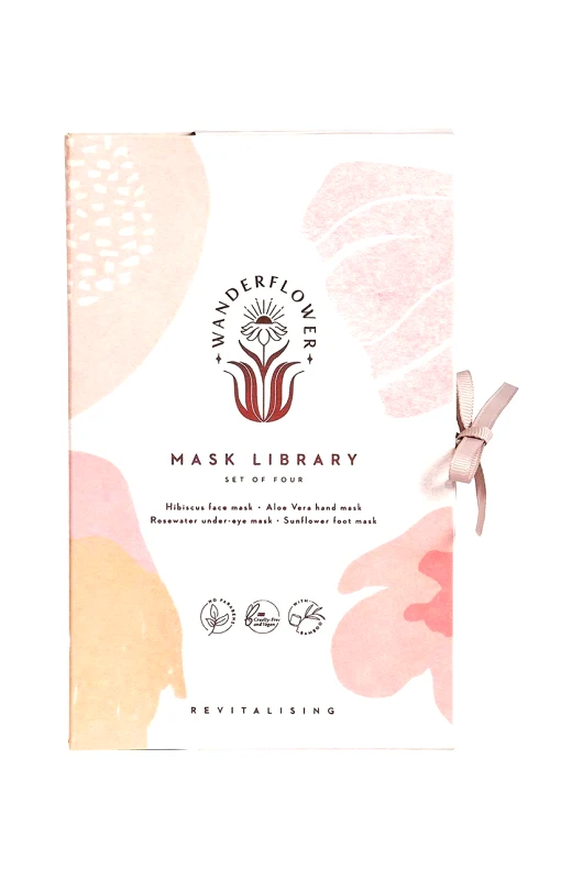 Wanderflower Σετ μάσκες Wanderflower Sheet Mask Set 4-pack