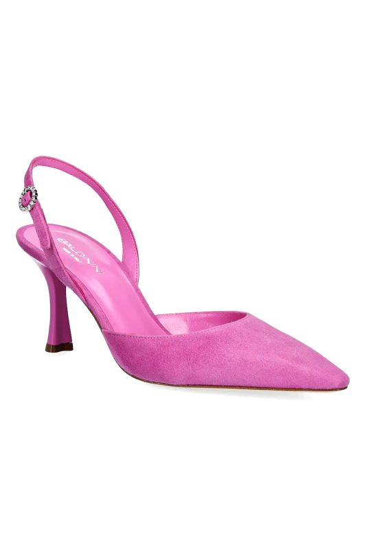 Baldinini Γόβες σουέτ Baldinini χρώμα: μοβ, D5E182P7CAMO