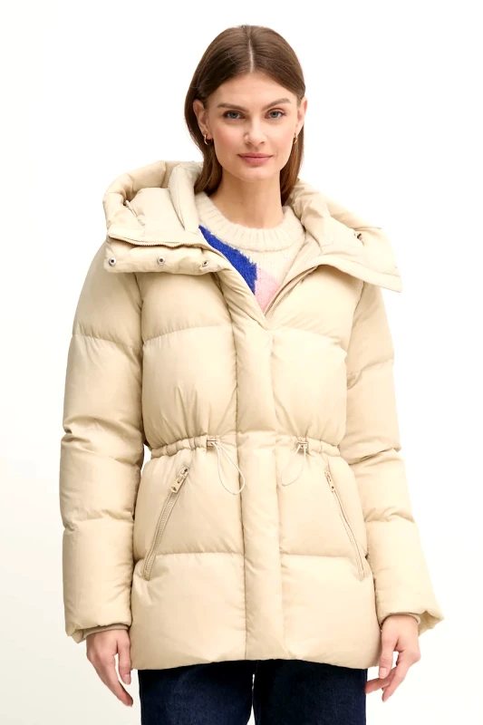 Mackage Μπουφάν με επένδυση από πούπουλα MACKAGE χρώμα: μπεζ, FREYA-SW