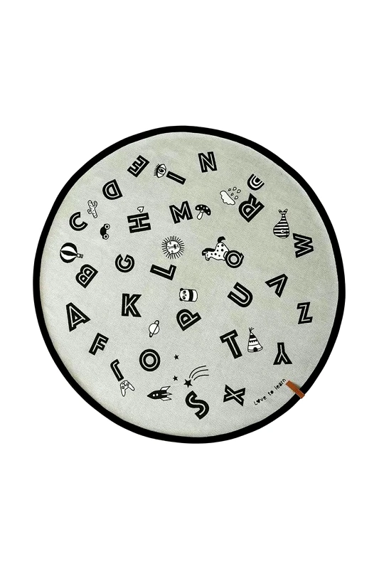 OYOY Χαλί OYOY The Alphabet Rug χρώμα: πολύχρωμο
