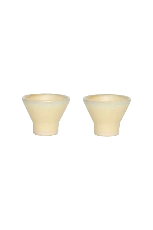 OYOY Ποτήρι αυγού OYOY Yuka 2-pack χρώμα: μπεζ