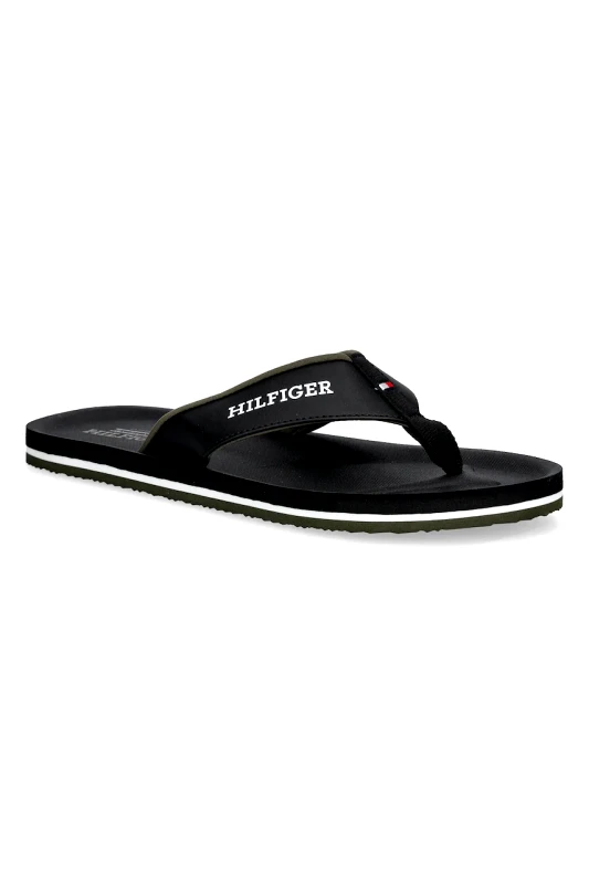 Tommy Hilfiger Σαγιονάρες Tommy Hilfiger PADDED COMFORT HILFIGER B SANDAL χρώμα: μαύρο, FM0FM05440