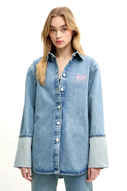 Moschino Jeans Τζιν πουκάμισο Moschino Jeans