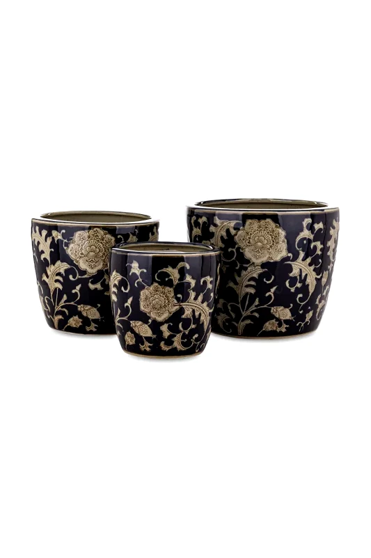 Inne Σετ καλύμματα γλάστρας home & lifestyle 0 3-pack χρώμα: καφέ, 0