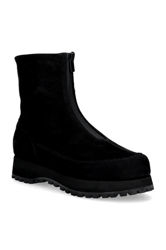 Diemme Μπότες nubuck Diemme Este χρώμα: μαύρο, DI23FWESW-M01N002BLK