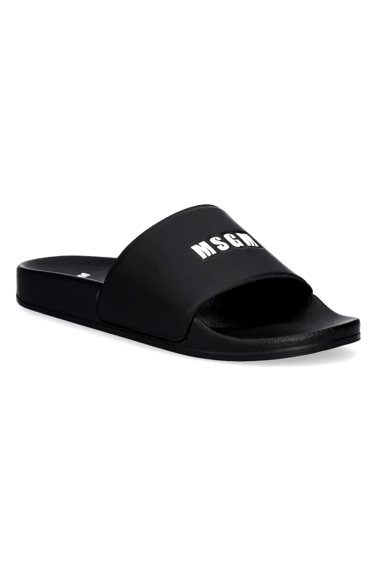 MSGM Παντόφλες MSGM χρώμα: μαύρο, 3840MS208