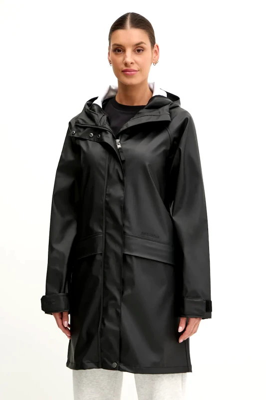 Didriksons Μπουφάν Didriksons ELLY χρώμα: μαύρο, 505744