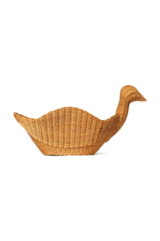 ferm LIVING Καλάθι αποθήκευσης ferm LIVING Bird Braided χρώμα: μπεζ