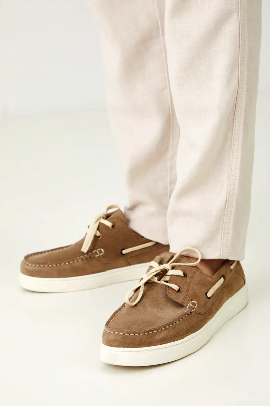 Medicine Μοκασίνια σουέτ Medicine χρώμα: μπεζ