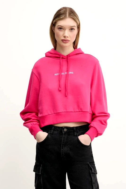 Red Bull Racing x Pepe Jeans Μπλούζα Red Bull Racing x Pepe Jeans CROPPED LOGO HOODY