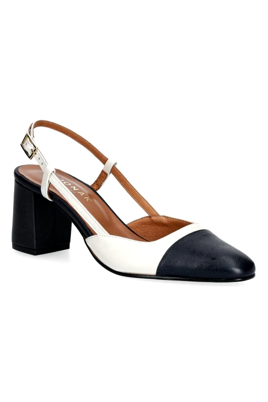 Jonak Δερμάτινες γόβες Jonak DHAPOP CUIR χρώμα: μπεζ, 6000952