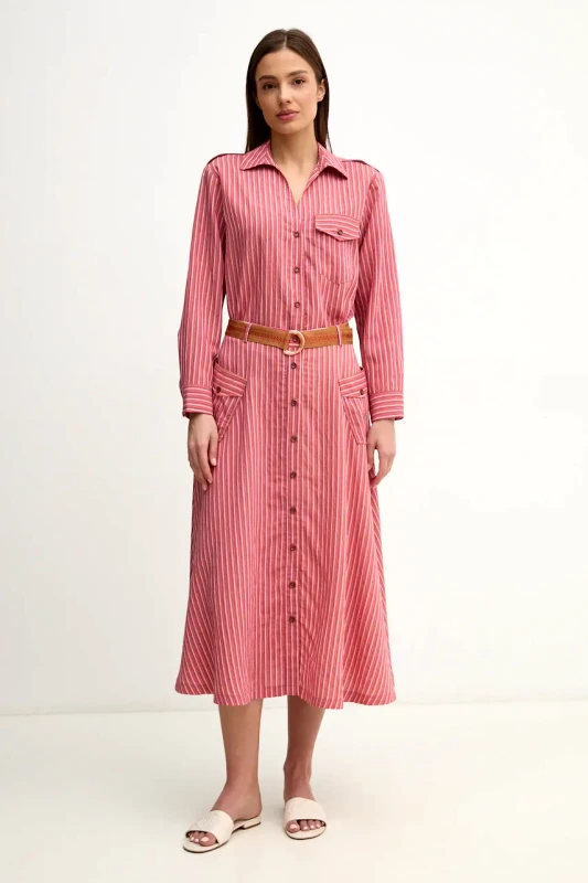 La Petite Française Πουκάμισο La Petite Française CHARLES χρώμα: ροζ, CHARLES