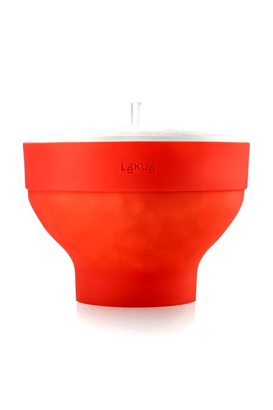 Lekue Δοχείο ποπ κορν μικροκυμάτων Lekue χρώμα: κόκκινο