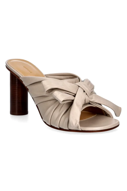 JW Anderson Δερμάτινα mules JW Anderson γυναικείες, χρώμα: μπεζ, SN0095 LA0161 190