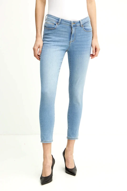 Fracomina Τζιν παντελόνι Fracomina BELLA χρώμα: μπλε, FP25SV8000D46003