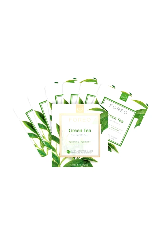 FOREO Ενεργή μάσκα ufo για λιπαρό και μικτό δέρμα FOREO Green Tea 6-pack