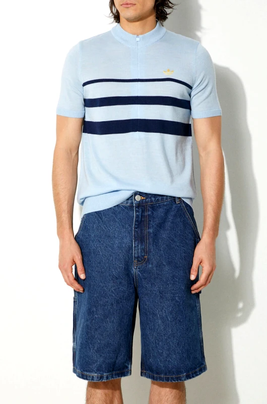 Icecream Τζιν σορτς ICECREAM Denim Carpenter Shorts χρώμα: ναυτικό μπλε, IC24254