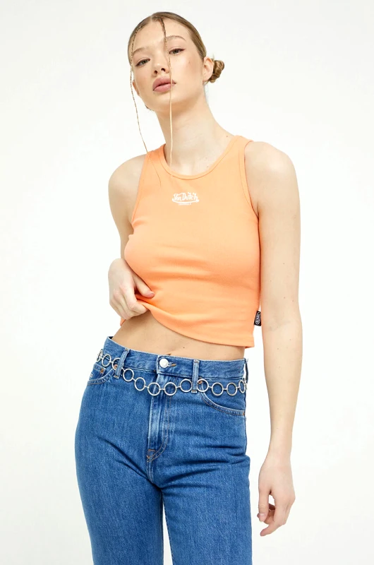 Von Dutch Top Von Dutch χρώμα: πορτοκαλί