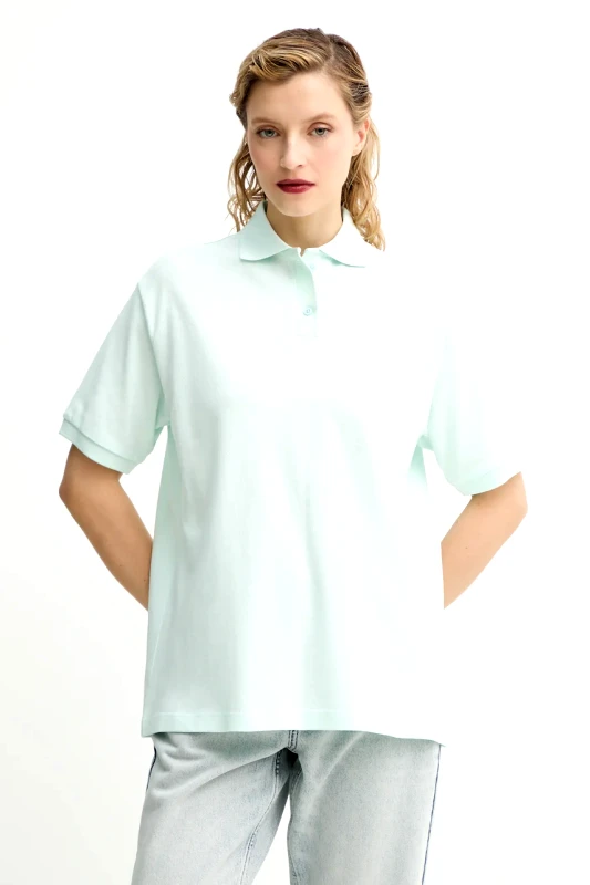 2NDDAY Βαμβακερό μπλουζάκι πόλο 2NDDAY Aralena