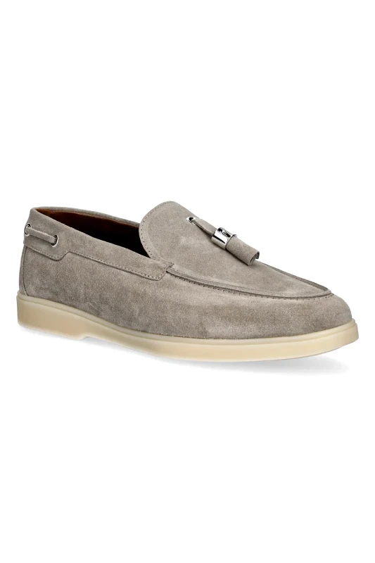 Giuseppe Zanotti Μοκασίνια σουέτ Giuseppe Zanotti Avela χρώμα: μπεζ, E460020.010