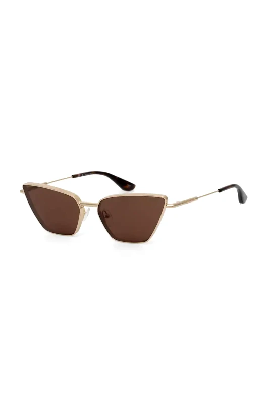Alexander McQueen Γυαλιά ηλίου Alexander McQueen χρώμα: χρυσαφί, AM0501S