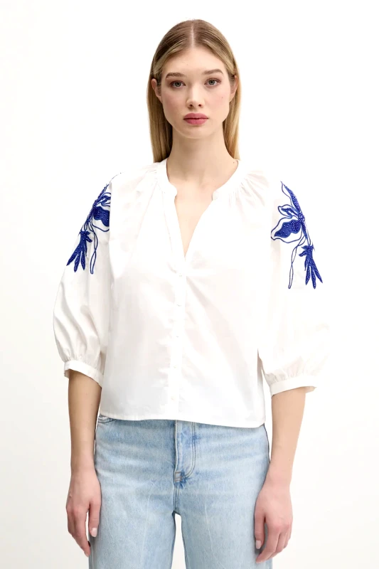 Desigual Βαμβακερό πουκάμισο Desigual CRATOS