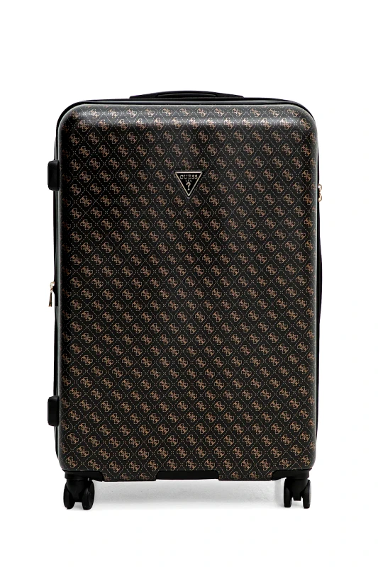 Guess Βαλίτσα Guess JESCO χρώμα: καφέ, TWHB83 89988