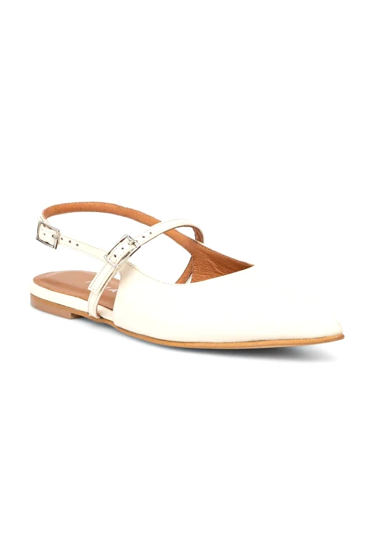 Jonak Δερμάτινες μπαλαρίνες Jonak DURA χρώμα: μπεζ, 3400226