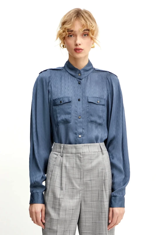 Bruuns Bazaar Πουκάμισο Bruuns Bazaar χρώμα: μπλε, BBW4223