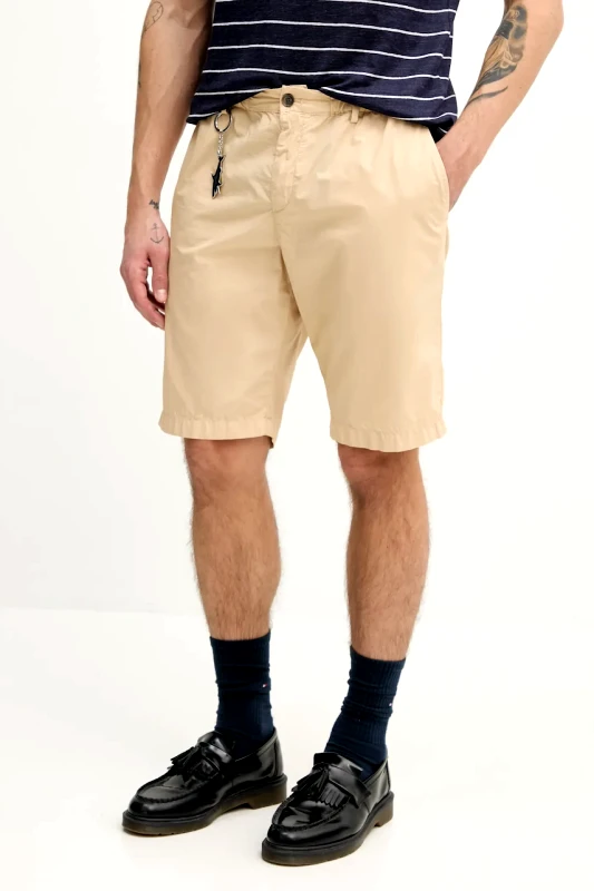 Paul&Shark Βαμβακερό σορτσάκι Paul&Shark χρώμα: μπεζ, 25414026