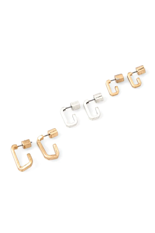 AllSaints Σκουλαρίκια AllSaints 3-pack