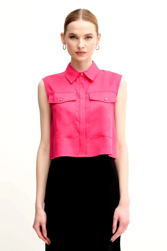 Gaudi Πουκάμισο Gaudi χρώμα: ροζ, 511BD45014