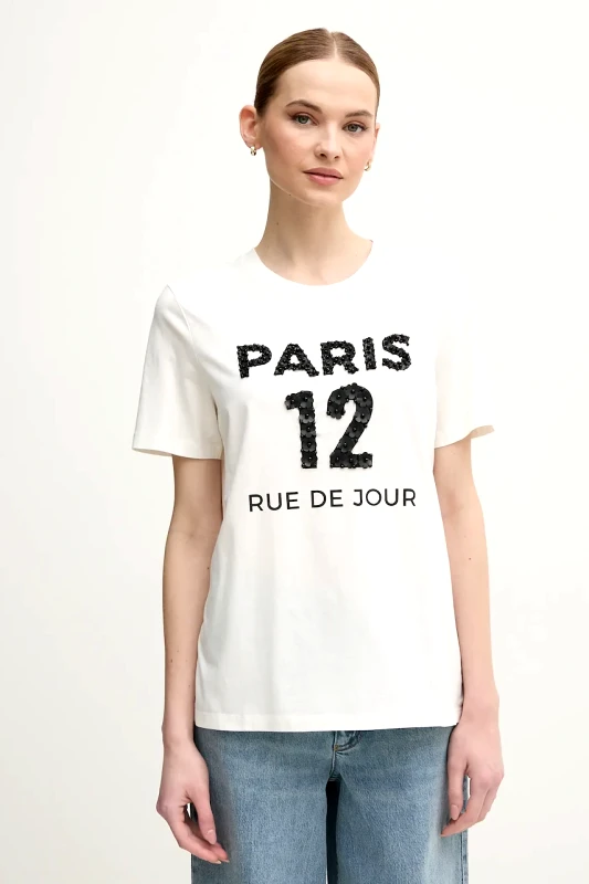 Marc Aurel Βαμβακερό μπλουζάκι Marc Aurel