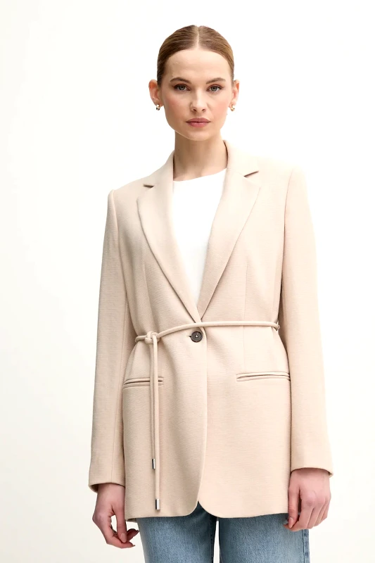 Marc Aurel Σακάκι Marc Aurel χρώμα: μπεζ, 3921-2020-93404