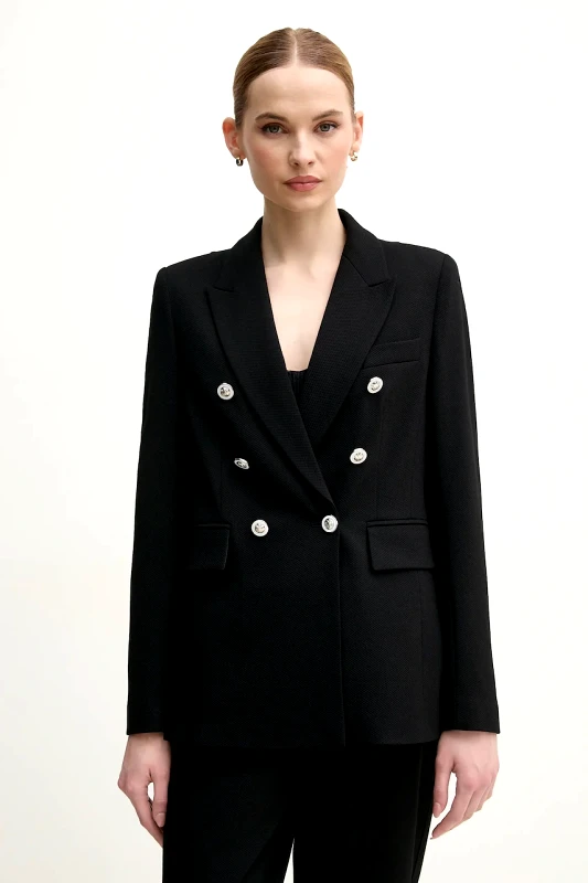 Marc Aurel Σακάκι Marc Aurel χρώμα: μαύρο, 3903-7020-93391