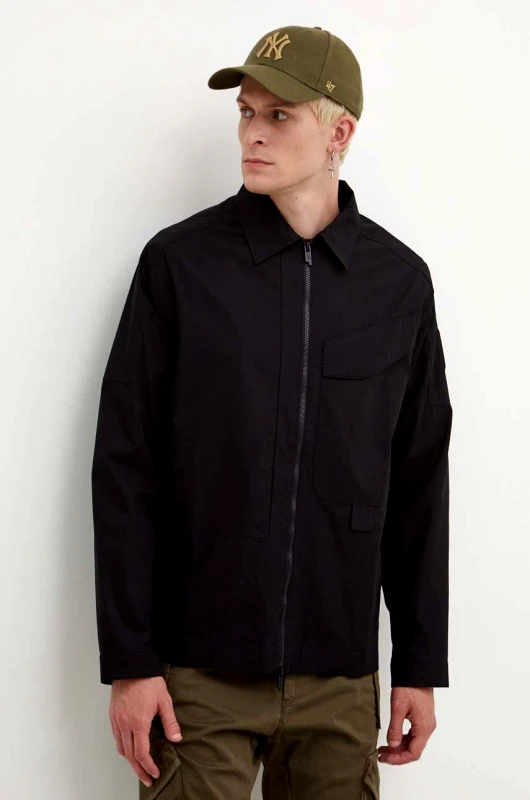 A-COLD-WALL* Βαμβακερό σακάκι A-COLD-WALL* Zip Overshirt