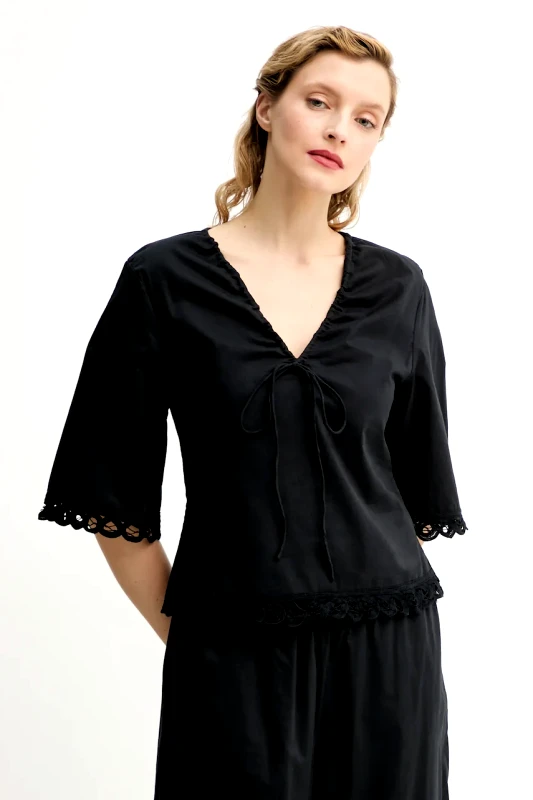 By Malene Birger Βαμβακερή μπλούζα By Malene Birger ULRIKKE