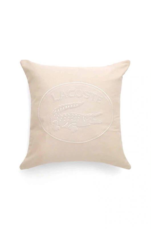 Lacoste Διακοσμητική μαξιλαροθήκη Lacoste L Lacoste Beige 45 x 45 cm