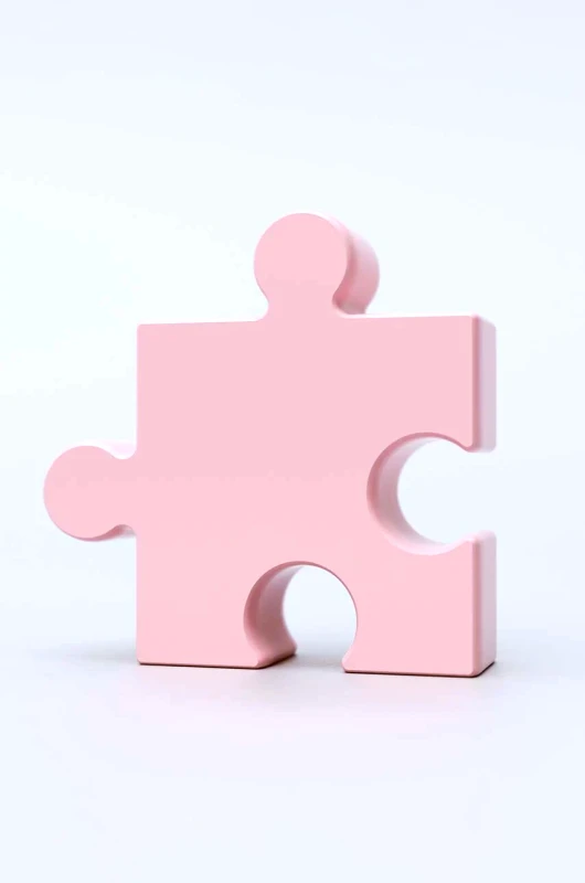 Fluid Market Βάζο Fluid Market Pink Puzzle Vase