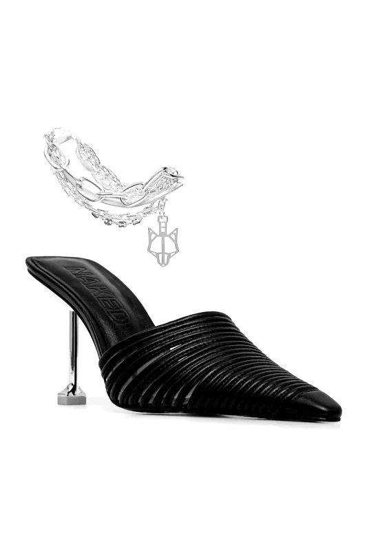 Naked Wolfe Δερμάτινα mules Naked Wolfe Chromed