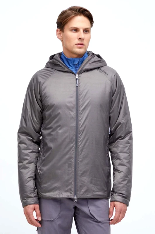 Houdini Αθλητικό μπουφάν Houdini Dunfri χρώμα: γκρι