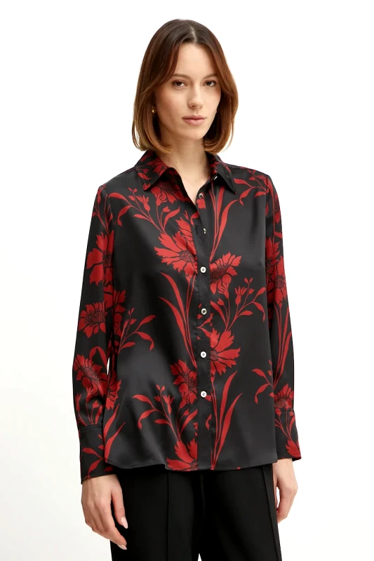 Marciano Guess Πουκάμισο Marciano Guess MOLLY χρώμα: μαύρο, 5RGH34 9917Z
