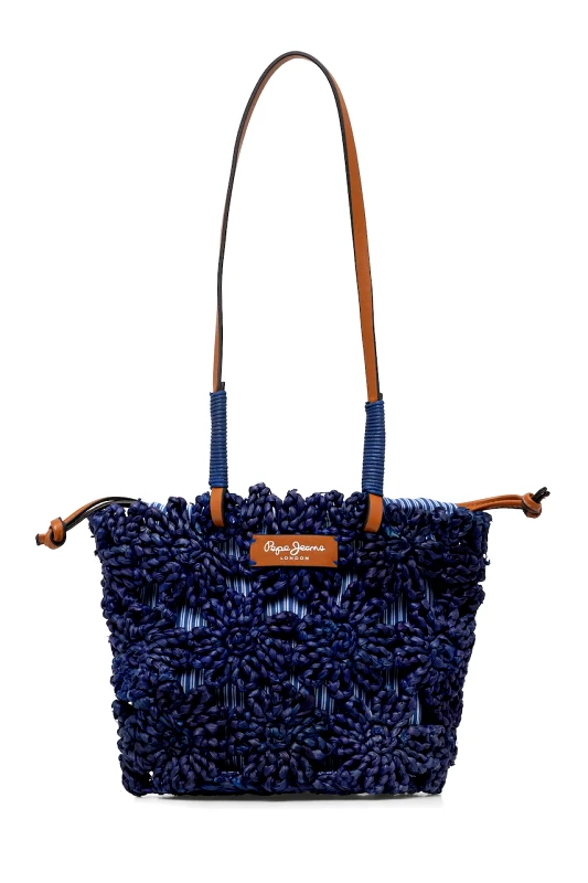 Pepe Jeans Τσάντα παραλίας Pepe Jeans GINA SUNRISE χρώμα: ναυτικό μπλε, PL031614