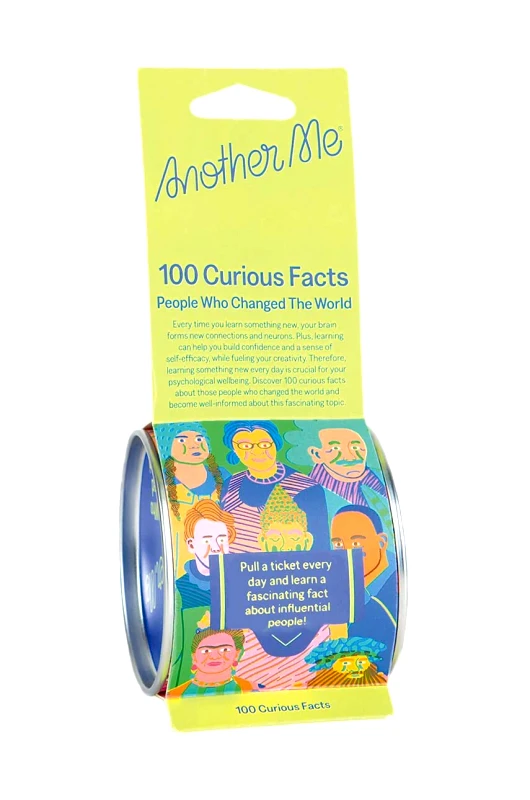 Another Me Σετ αυτοκόλλητων σημειώσεων Another Me 100 Curious Facts, People who changed the world, English