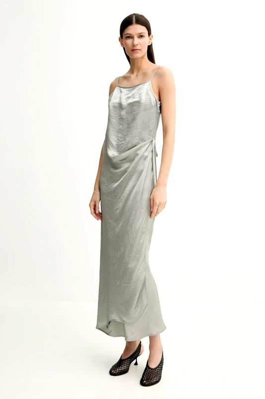 Herskind Φόρεμα Herskind Sanderson χρώμα: γκρι, 5557196